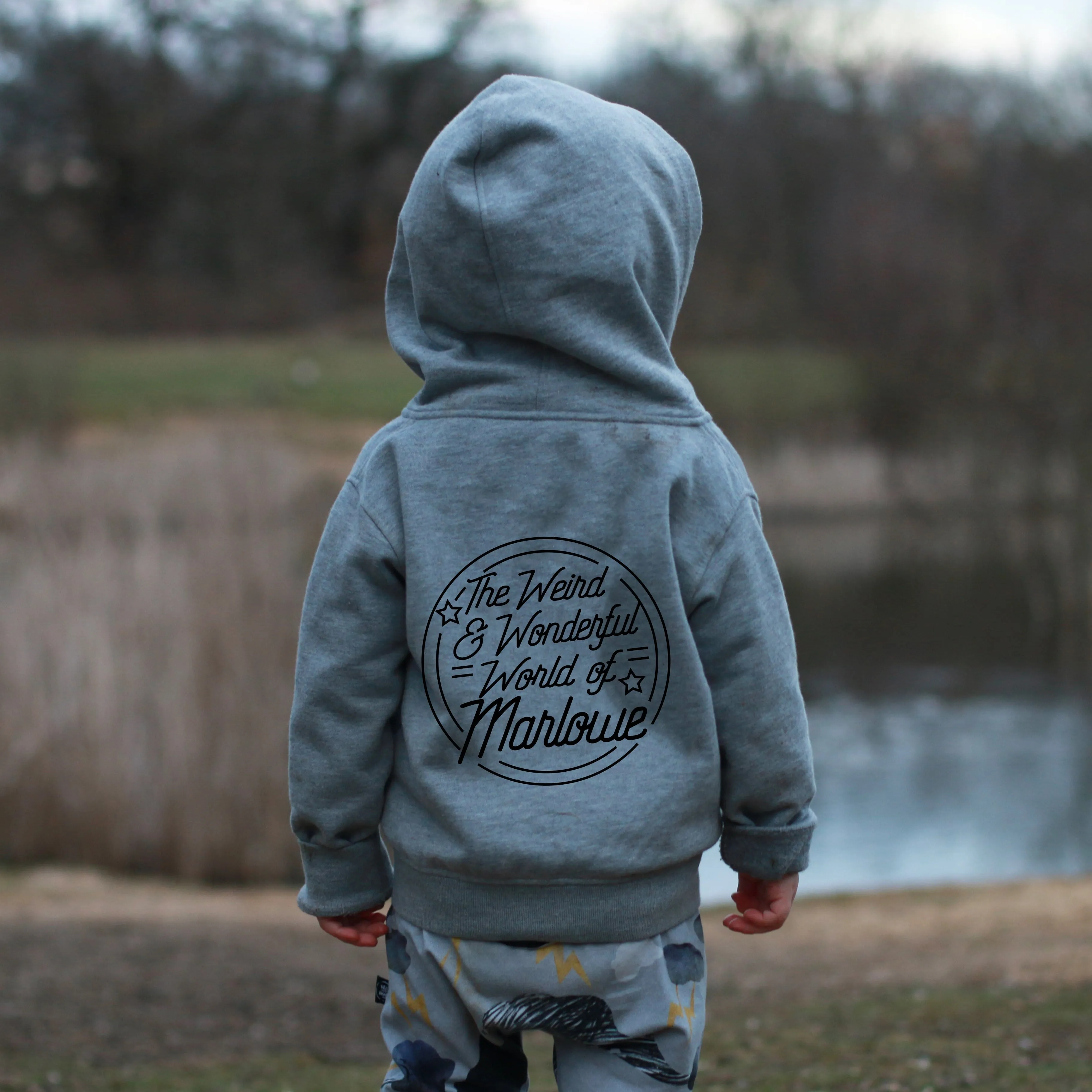 Personalised Weird and Wonderful  Zip Hoodie