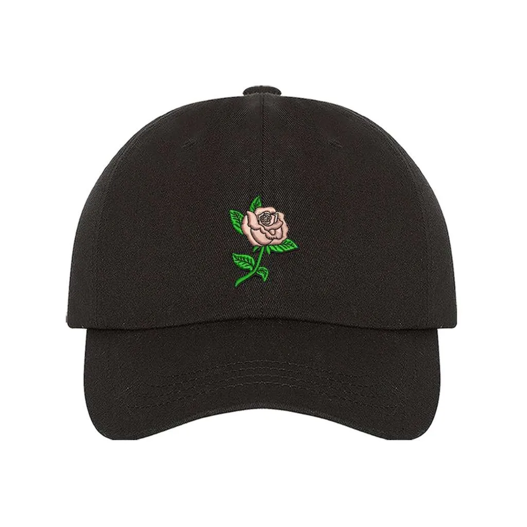 Pink Rose Baseball Hats - Spring Baseball Cap