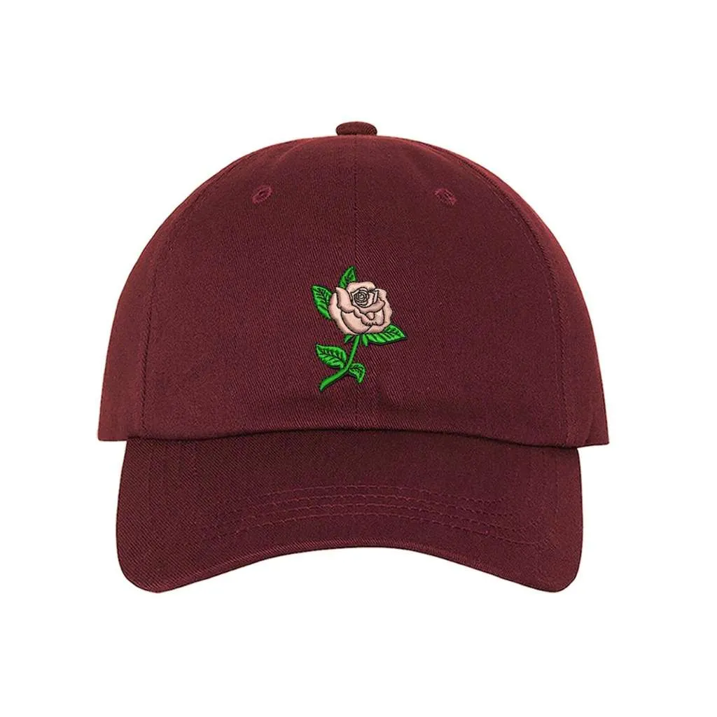 Pink Rose Baseball Hats - Spring Baseball Cap