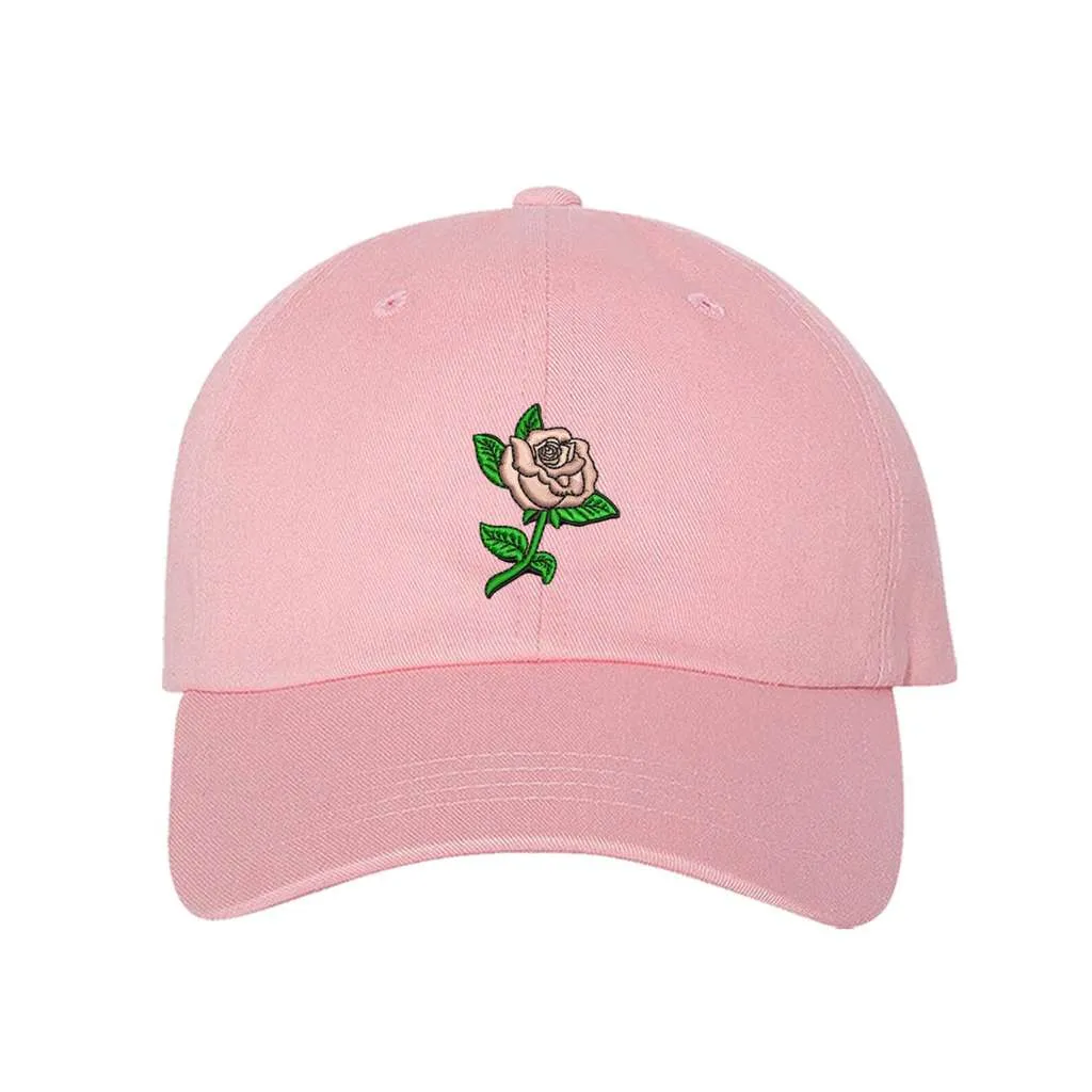 Pink Rose Baseball Hats - Spring Baseball Cap