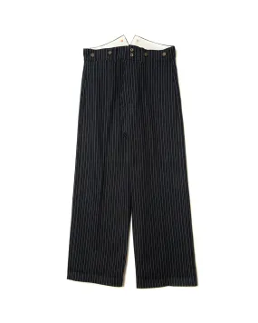 Pinstripe Denim Trouser