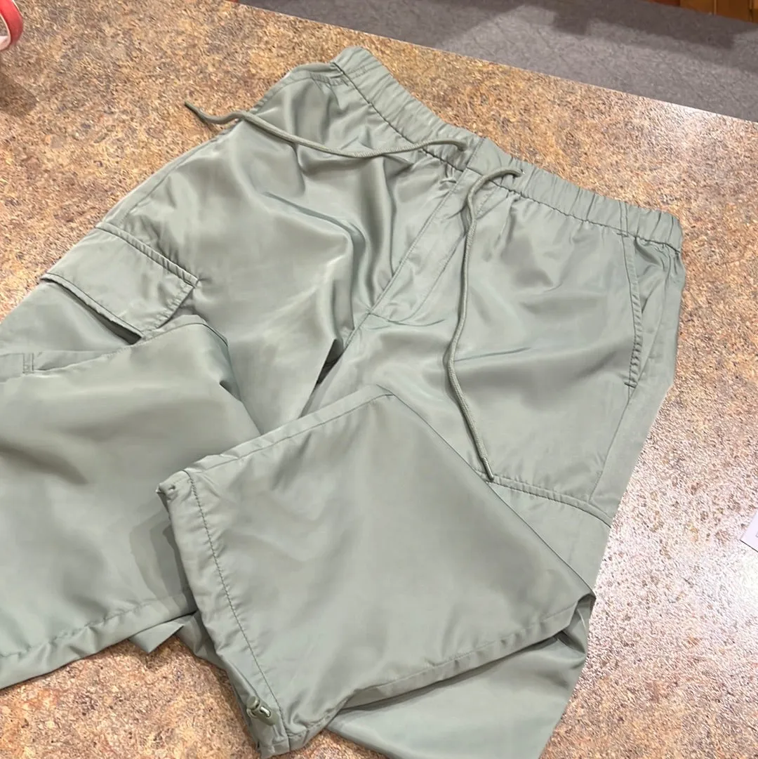 Pistola Jade Satin Cargo Pants