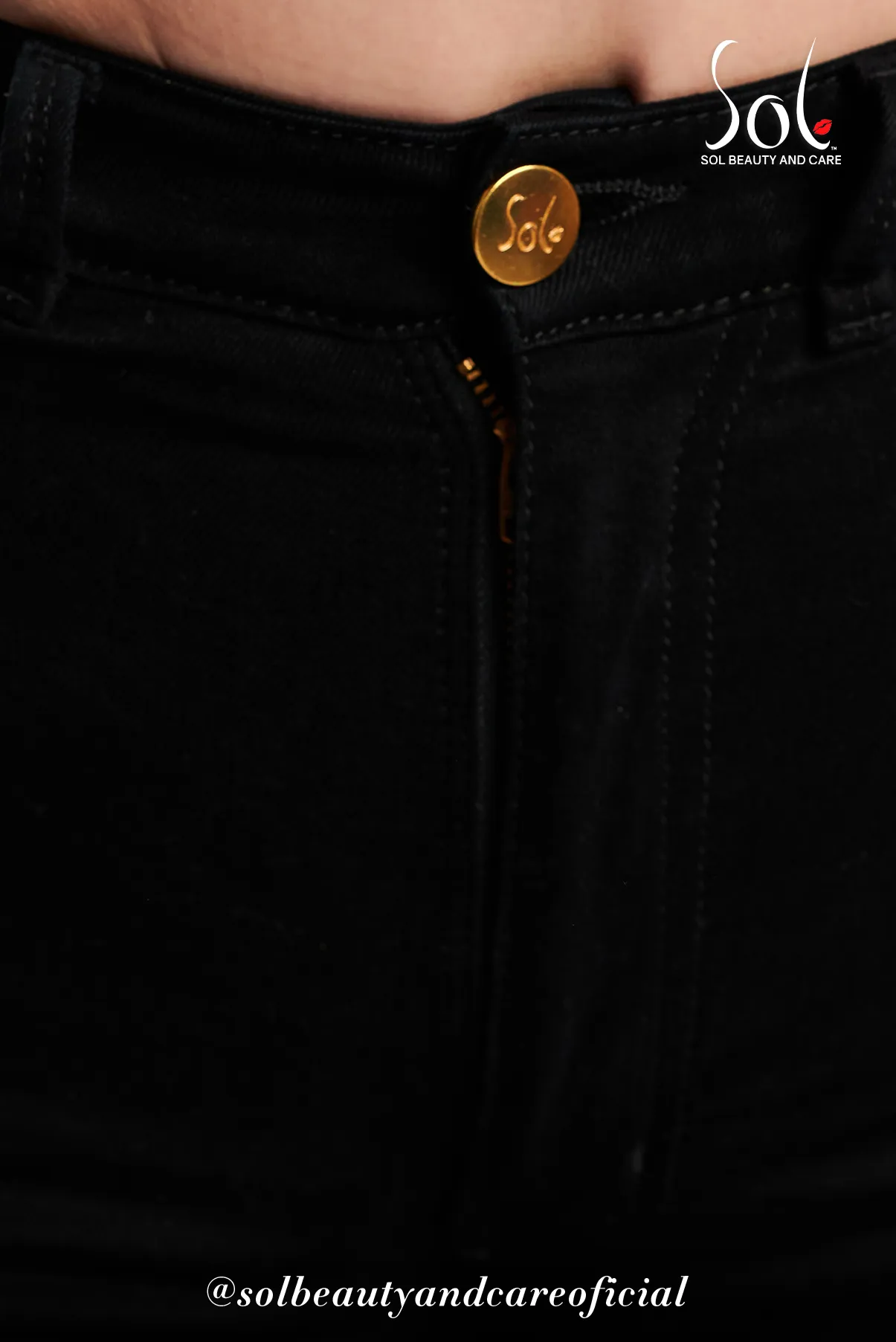 Push Up Jeans Onyx Gold 