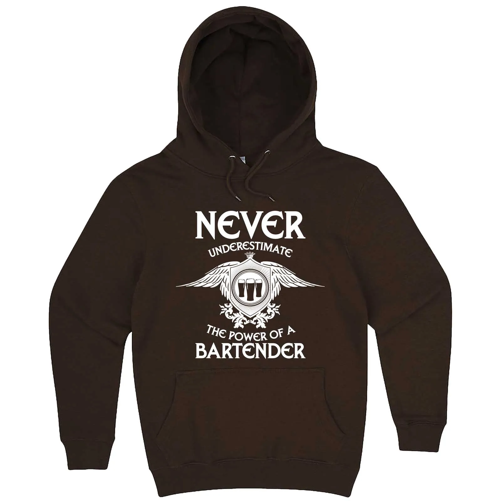 "Never Underestimate the Power of a Bartender" hoodie