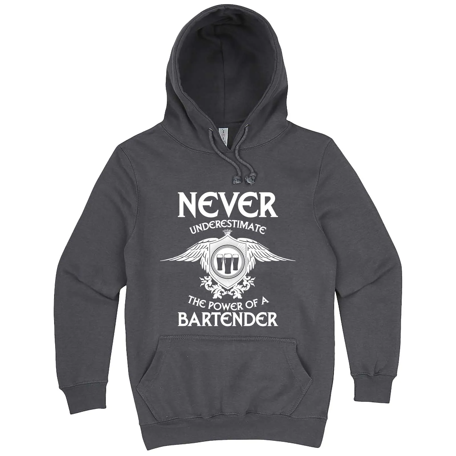 "Never Underestimate the Power of a Bartender" hoodie