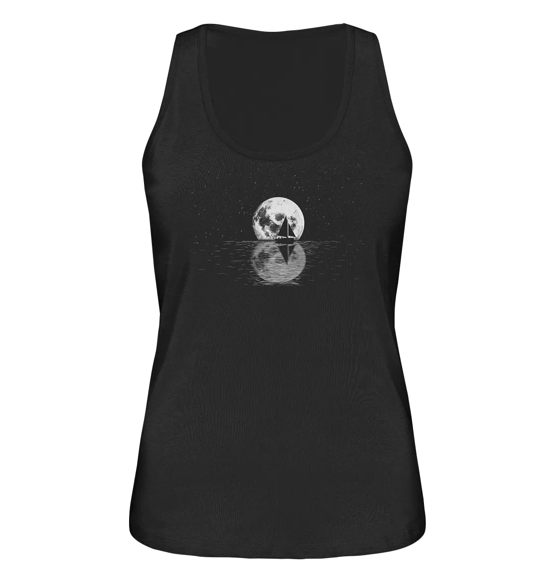 "to the Moon and back" - Damen Premium Organic Tank-Top