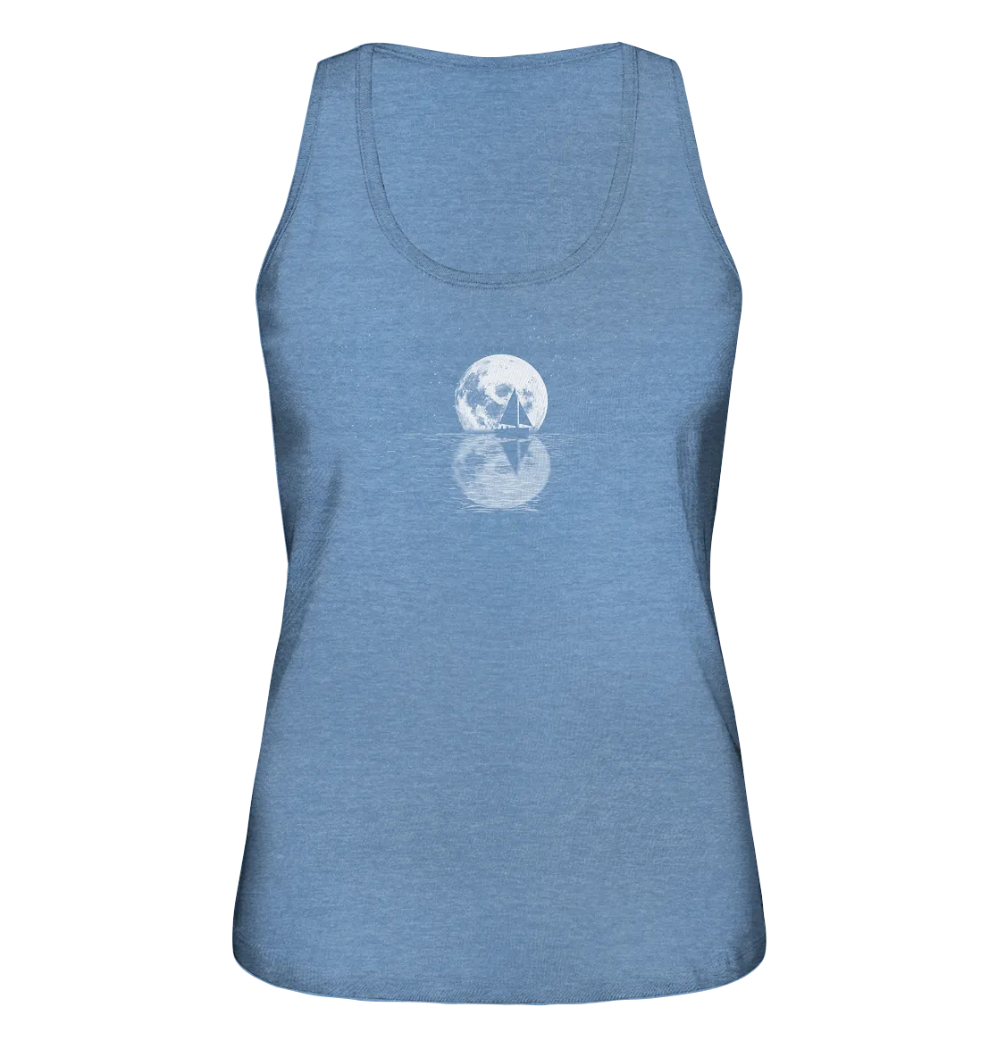 "to the Moon and back" - Damen Premium Organic Tank-Top