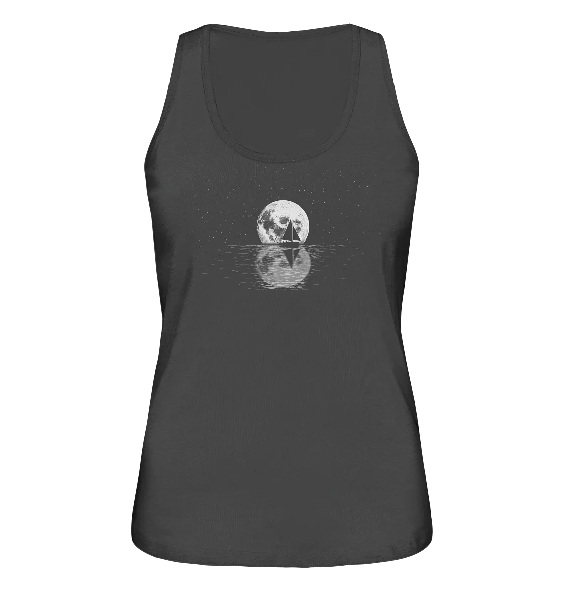 "to the Moon and back" - Damen Premium Organic Tank-Top