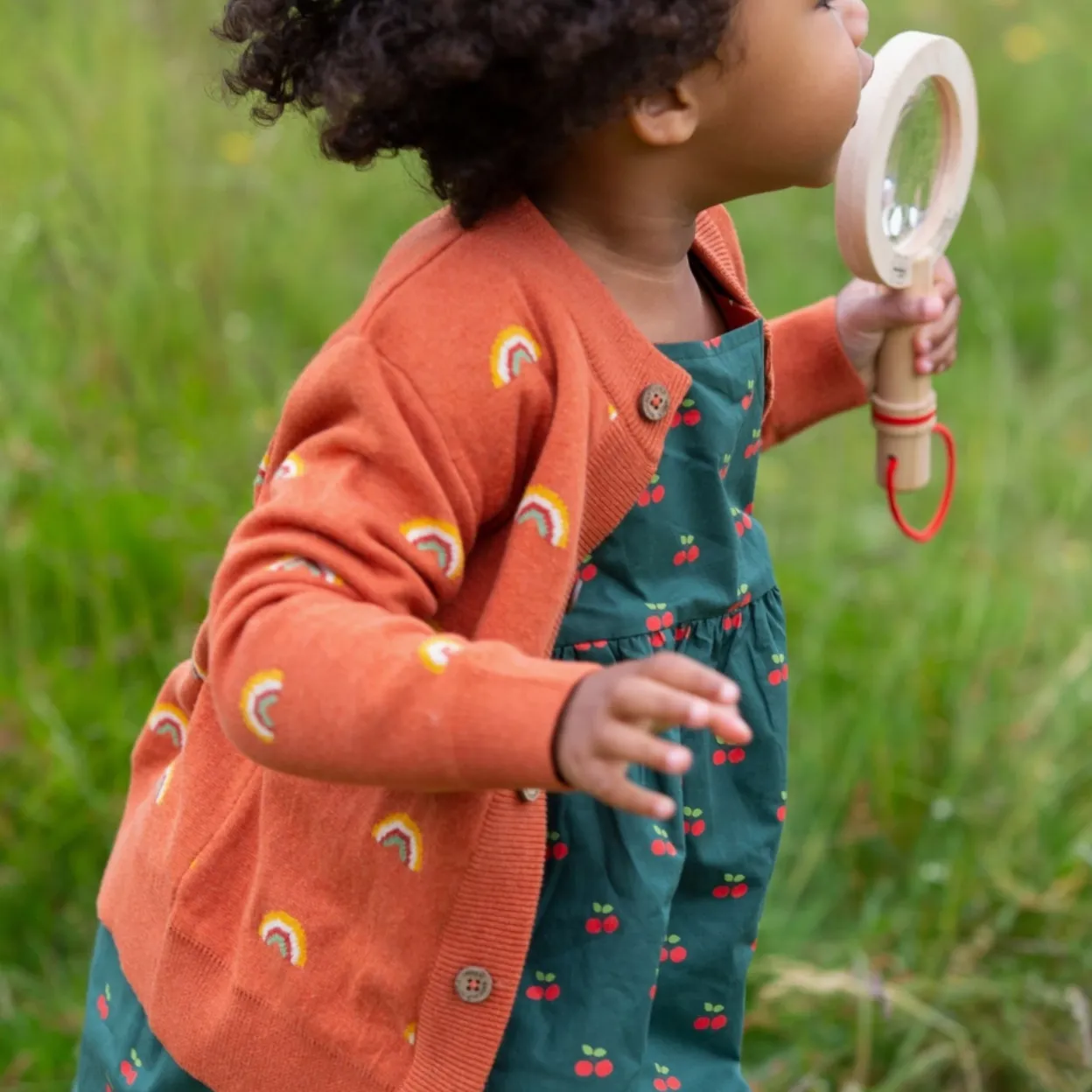 Rainbow Knitted Cardigan