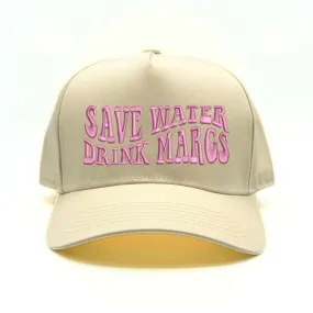 Save Water Drink Margs Five Panel Baseball Cap