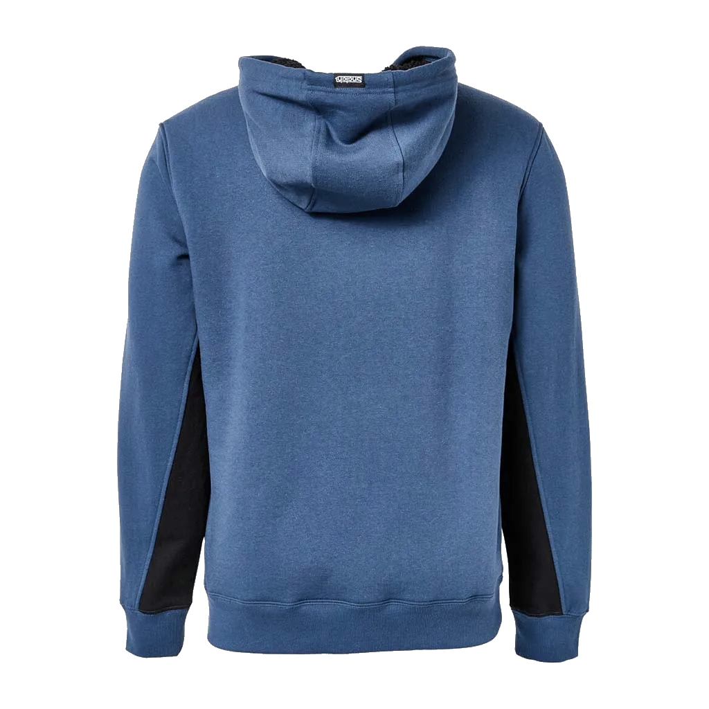 Sherpa Hoodie Lined Zip Petrol