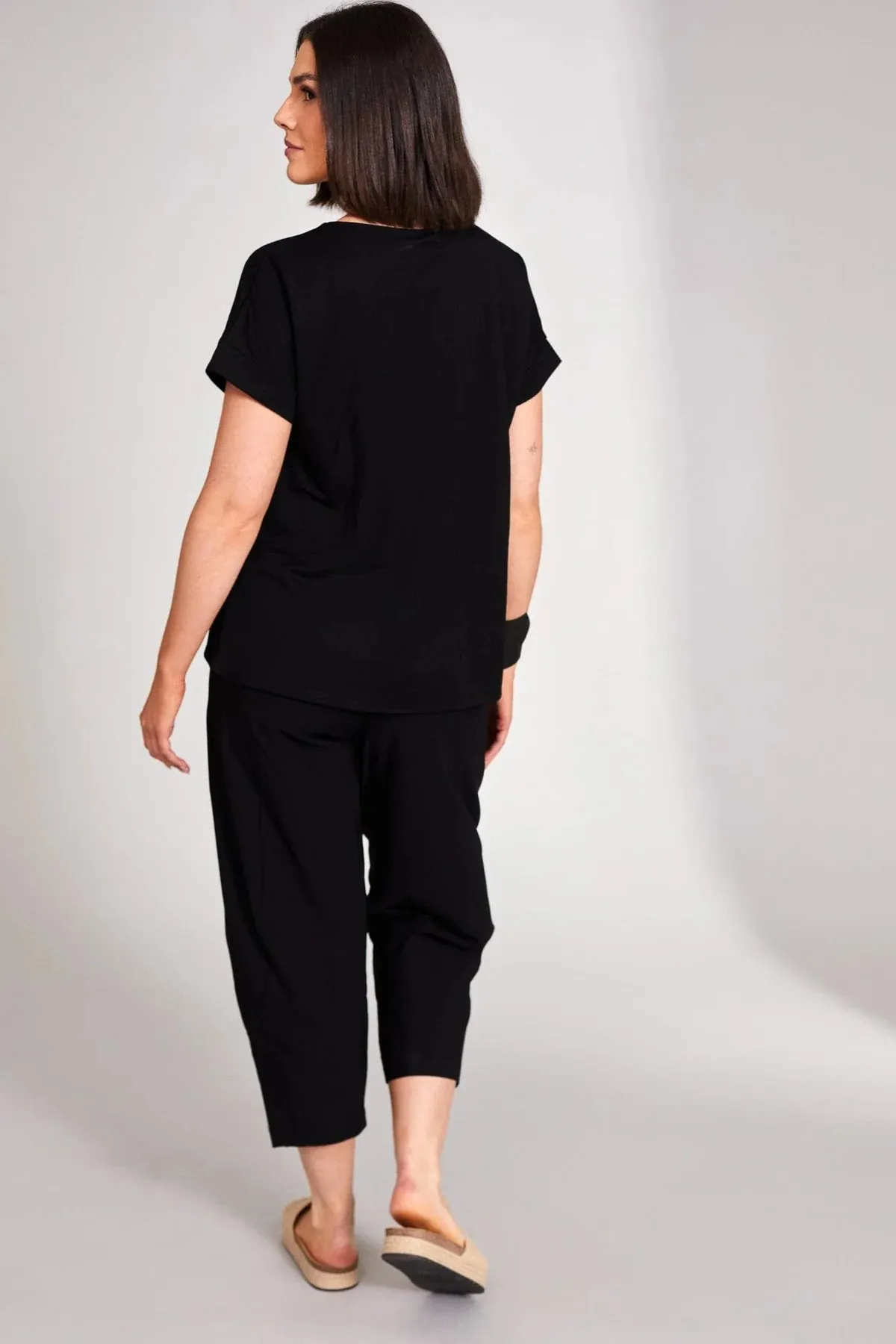 Slouch Trouser- Black