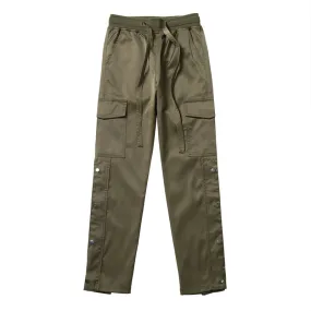 SNAP ZIPPER CARGO PANTS