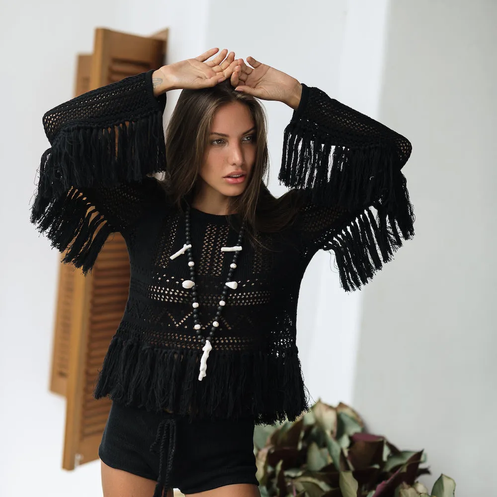 Splendour Fringed Jumper