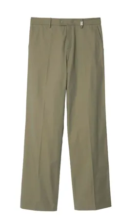 STRAIGHT-LEG COTTON TROUSERS