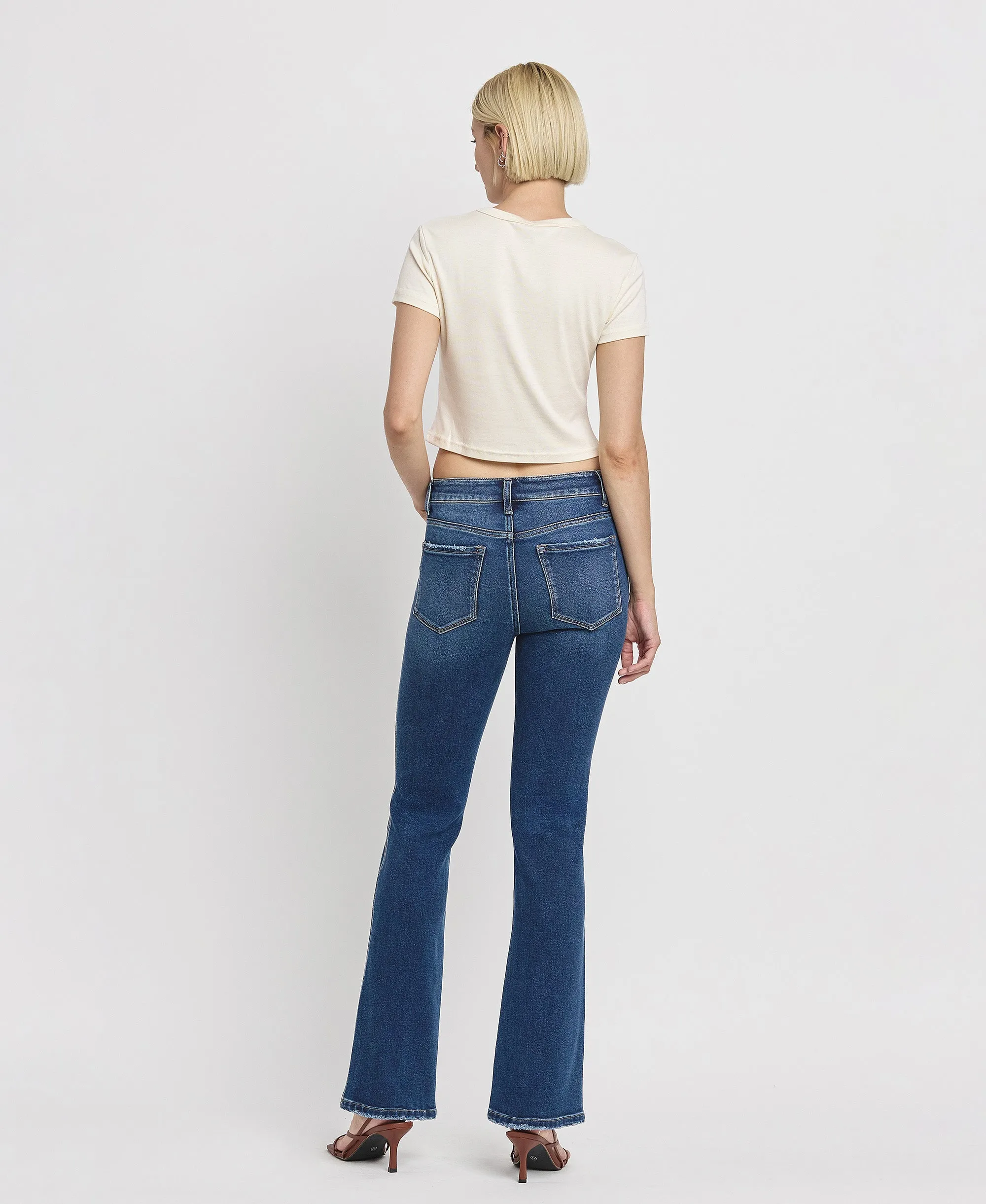 Sufficed - High Rise Full Length Bootcut Jeans