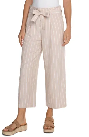 The Emilia Paperbag Waist Striped Trouser