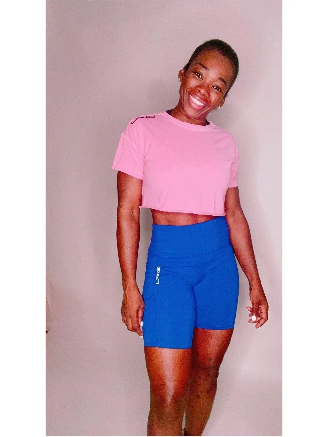 Vintage Crew Neck Crop Top