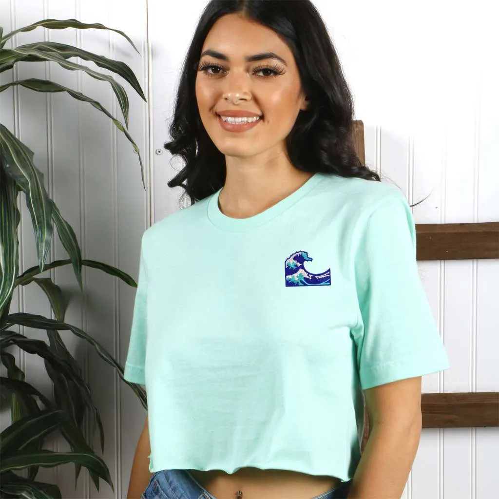 Wave Oversized Crop Top